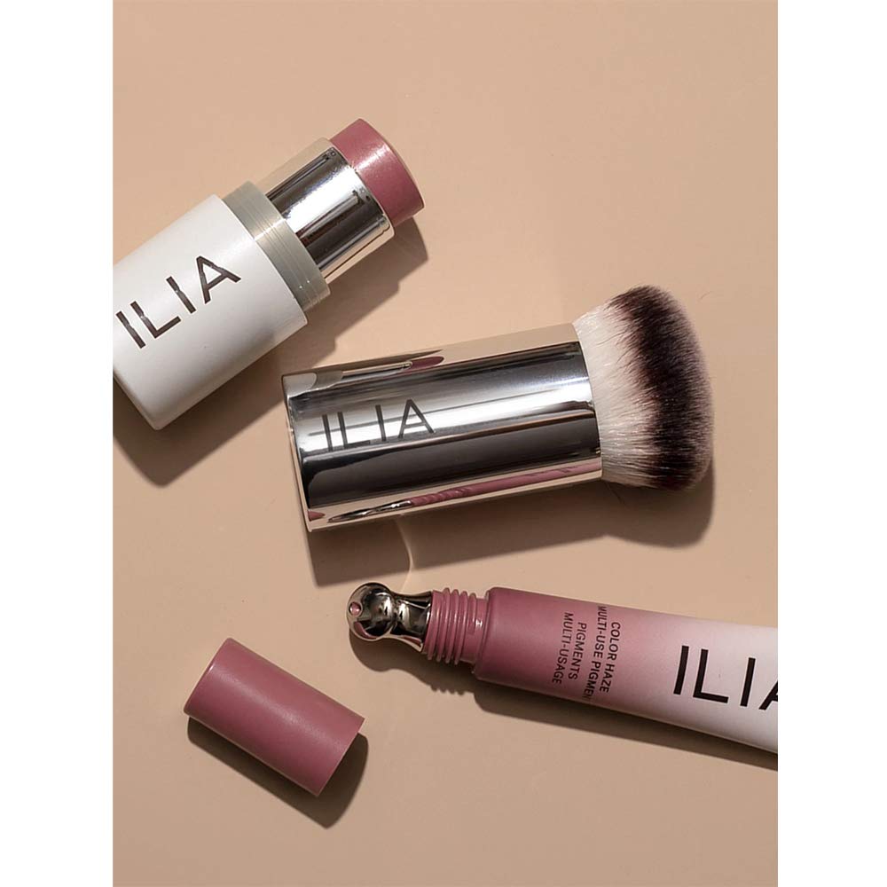 ILIA - Perfecting Buff Brush | Versatile Brush For Cream or Liquid Products Made with Aluminum + Soft, Vegan Bristles | Smooth Finish | Expertly Crafted | Non-Toxic, Vegan, Cruelty-Free, Recyclable - Image 3