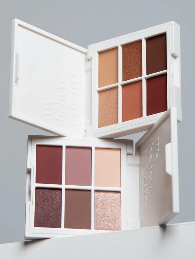 ILIA - The Necessary Eyeshadow Palette | Talc-Free, Matte, Satin + Metallic Highly Pigemented + Blendable Finishes | Cruelty-Free, Vegan (Warm Nude, 6 x 0.05 oz | 1.5 g) - Image 6