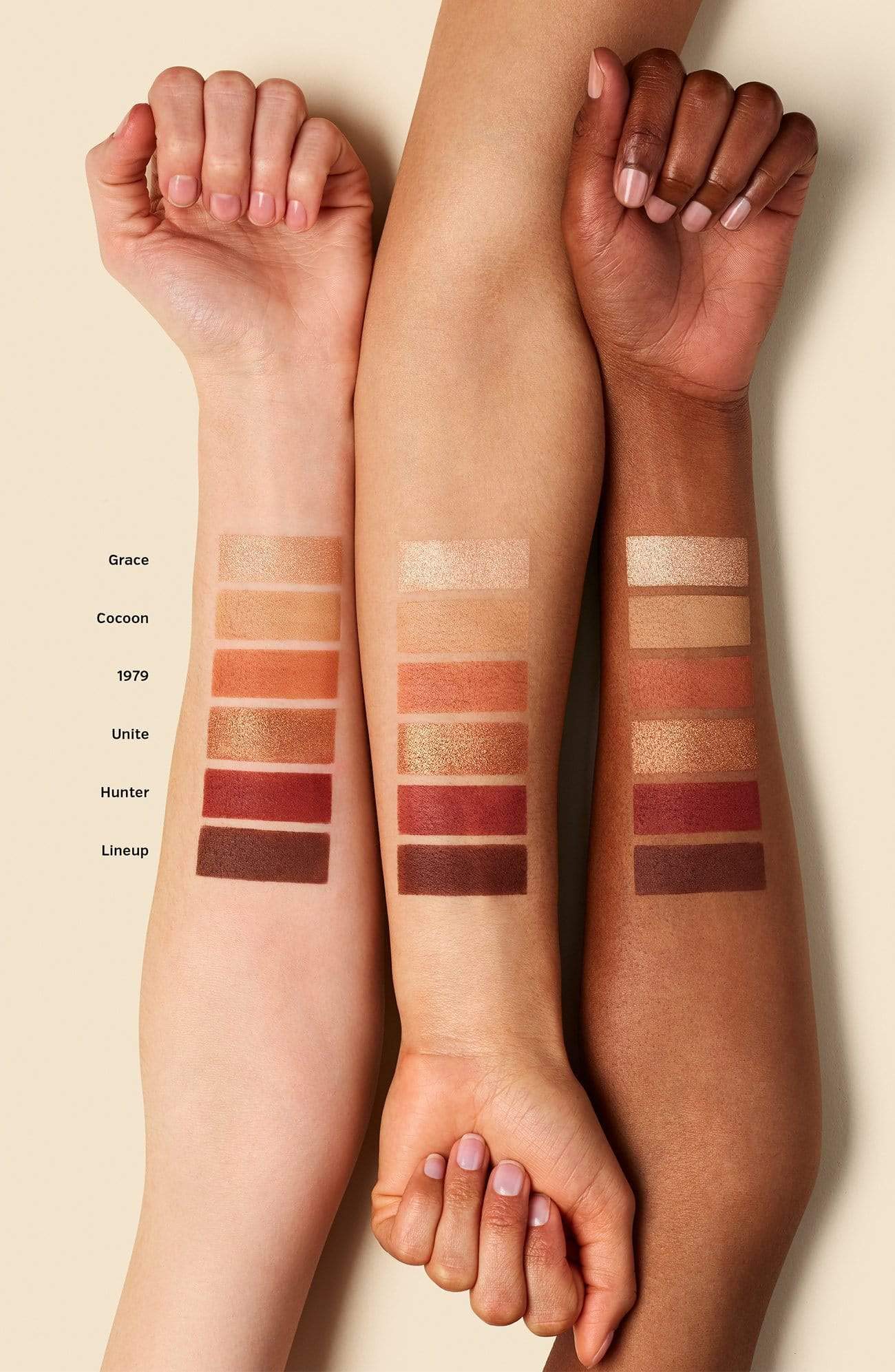ILIA - The Necessary Eyeshadow Palette | Talc-Free, Matte, Satin + Metallic Highly Pigemented + Blendable Finishes | Cruelty-Free, Vegan (Warm Nude, 6 x 0.05 oz | 1.5 g) - Image 3